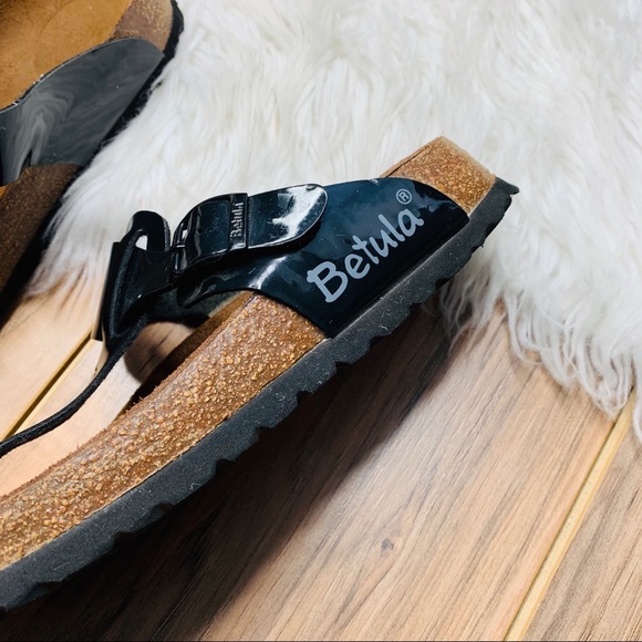 ❌SOLD❌Birkenstock Betula Black Leather Gizeh - Picture 3 of 6